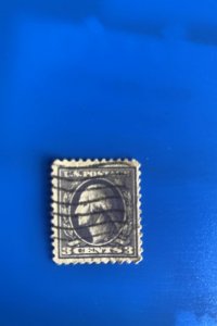 1916 - George Washington 3 Cents - Violet