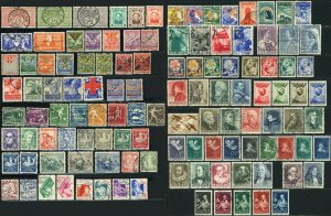 NETHERLANDS #B1-B112 Semi Postal Stamp Collection 1906-1938 EUROPE Used