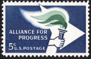 SC#1234 5¢ Alliance For Progress Issue (1963) MNH