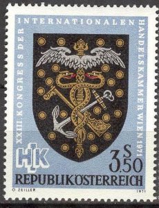 Austria 1971 Congress of the International Chamber of Commerce Mi. 1358 MNH