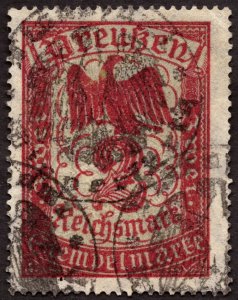 1929, Germany, Prussia Revenue stamp 2Mk, Used