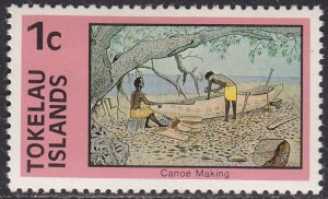 Tokelau Islands 49 Canoe Making 1976