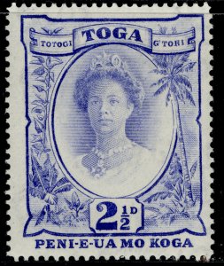 TONGA GVI SG77, 2½d bright ultramarine, M MINT. 