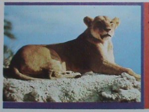 ​DHUFAR-WILD  ANIMAL- LION-IMPERF :MNH S/S SHEET-VERY FINE