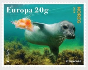 Norway Norvege Norwegen 2024 Europa CEPT Underwater fauna and flora stamp MNH