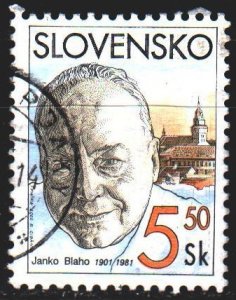 Slovakia. 2001. 386. Blaho, opera singer. USED.