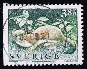 Sweden #1924 Stoat Weasel; Used (0.25)