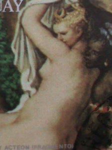 ​PARAGUAY-PROMOTION SALE-WORLD FAMOUS NUDE ART PAINTING LARGE SIZE STAMP VF