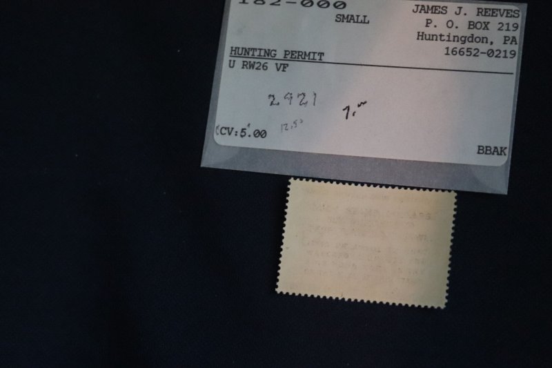 US RW26 used VF (#2921)