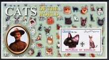 SOMALIA - 2002 - Domestic Cats #10 - Perf Souv Sheet - M N H - Private Issue