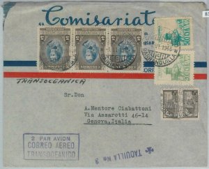 81566 - COLOMBIA - Postal History -   ADVERTISING COVER:  Airmail to ITALY  1946