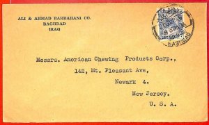 aa0270  - IRAQ  - POSTAL HISTORY -  COVER to  the USA  1945