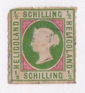 Heligoland stamp #1, used,  CV $900.00