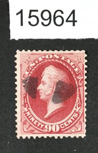 MOMEN: US STAMPS # 155 USED $350 LOT #15964