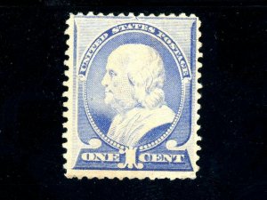 USAstamps Unused VF US 1887 Serie of Franklin Scott 212 OG MHR