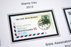 COLOR PRINTED GERMANY 2011-2020 STAMP ALBUM PAGES (89 illustrated pages)