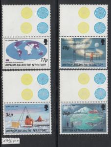 XG-U159 BRITISH ANTARCTIC TERRITORY - Ships, 1996 Research MNH Set