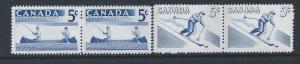 Canada #365i & 368i Pairs Recreation Sports Variety MNH82