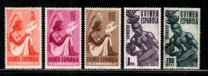 Spanish Guinea #326-330  Mint & Used Scott $2.70