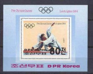 Korea N 2298 MNH s/s Olympic-84/Judo SCV10