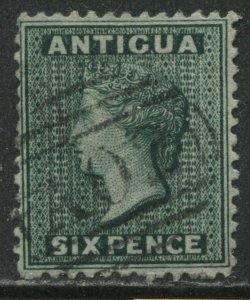 Antigua QV 1872 6d used
