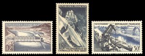 France 1956 Scott #807-809 Mint Never Hinged