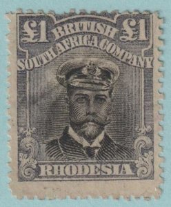 RHODESIA 138 PULLED PERF INTERESTING SHADE BIM