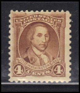  709 Barely Clears MNH U0760