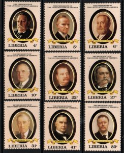 Liberia Sc #923-931 MNH