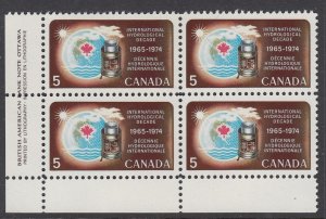 Canada 481i Hydrological Decade hibrite paper PB mnh