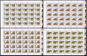 Vietnam WWF Sao La 4 Full Sheets of 30 stamps 30 sets SG#2325-2328 SC#2966-2969