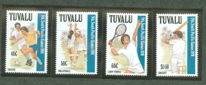 Tuvalu #574-77 Mint (NH) Single (Complete Set) (Soccer) (Sports)