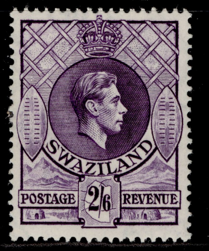 SWAZILAND GVI SG36a, 2s 6d violet, NH MINT. Cat £32. 