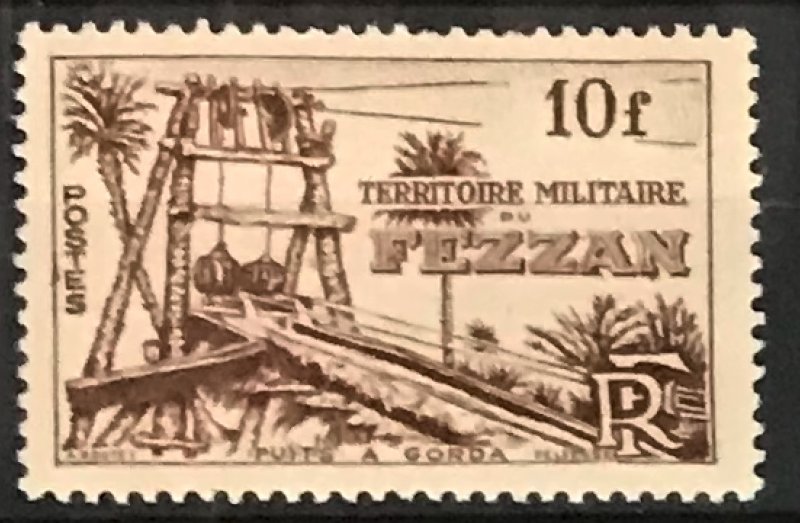 Libya Fezzan #2N6 MH CV$4.50