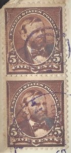 Doyle's_Stamps: Martinez, CAL to Austria Postal History Cover, Sct #223 pr