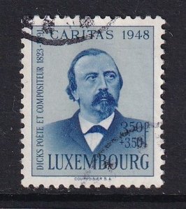 Luxembourg   #B149 used 1948  Caritas  de la Fontaine 3.50fr