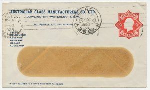 Postal stationery Australia 1923 Glass manufacturers