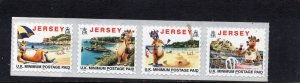 JERSEY 2000 YEAR SET OF 4 SELF-ADHESIVE STAMPS MNH