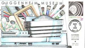 #3910a Guggenheim Museum Collins FDC