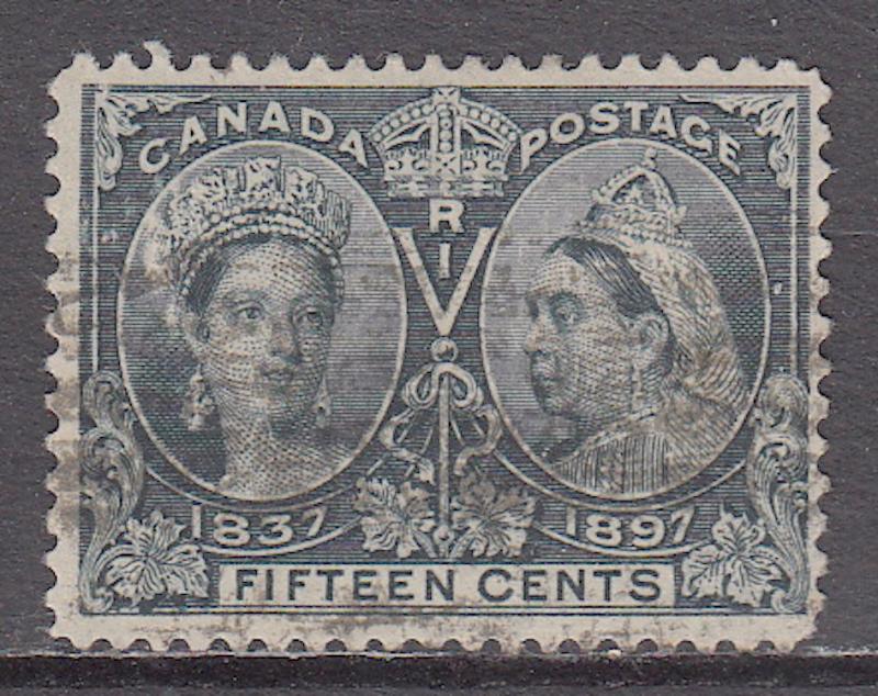 Canada #58, used, CV $190.00