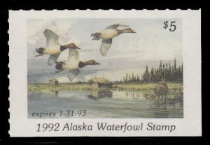 Alaska #8 1992 Hunting Permit Stamp MNH