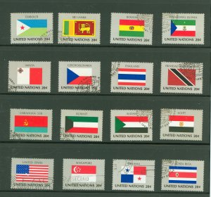 United Nations #350-65 Used Single (Complete Set)