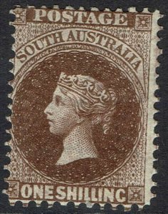 SOUTH AUSTRALIA 1876 QV 1/- WMK BROAD STAR