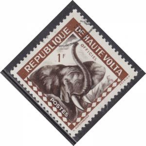 Burkina Faso O1 Elephant 1963