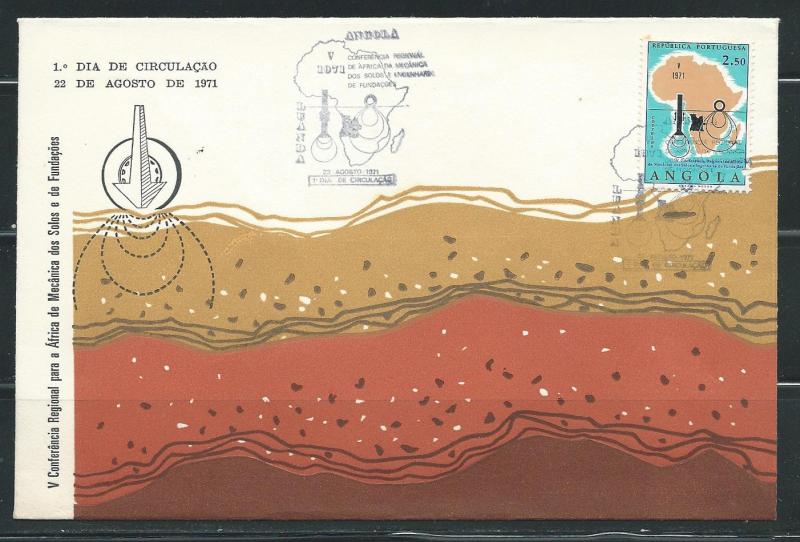 Angola scott #567 1971 Soil Conference FDC