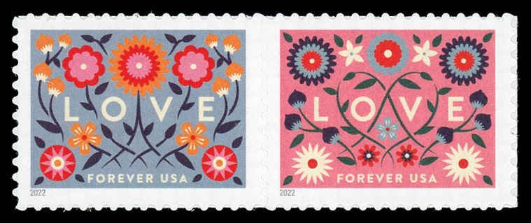 USA 5661b,5660-5661 Mint (NH) Love Pair Forever Stamps