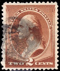 SC#210 2¢ George Washington (1883) Used 