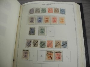 PERSIA, Fantastic Stamp Collection mounted/partially glued in a Minkus