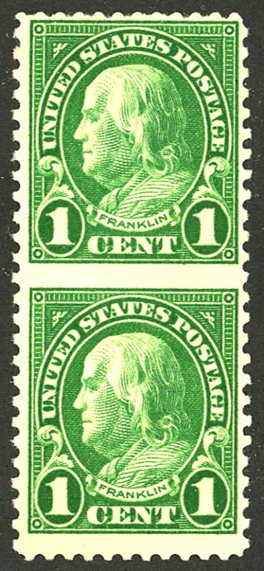 U.S. #632 MINT PAIR OG LH