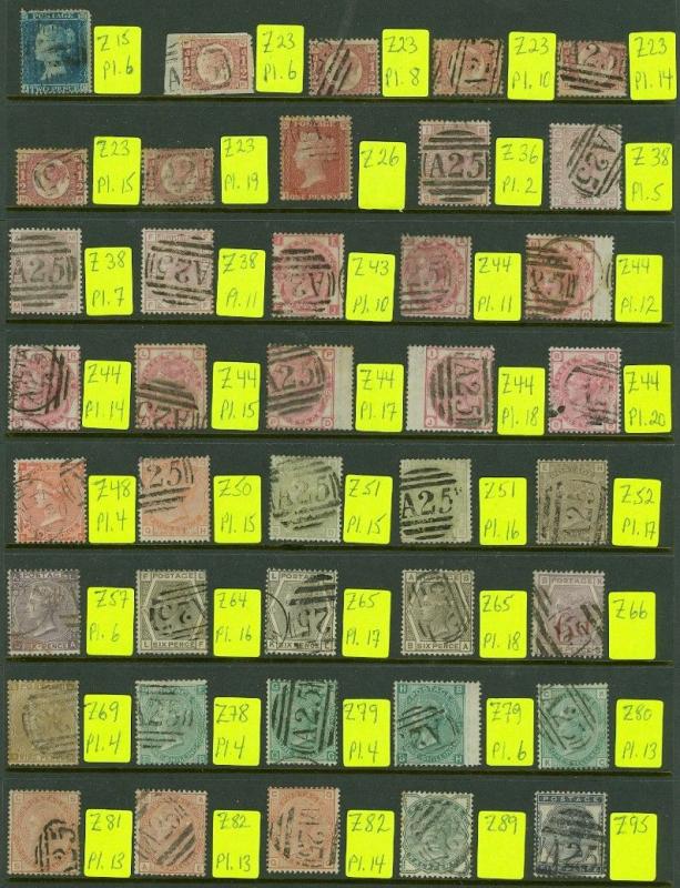 EDW1949SELL : GREAT BRITAIN Incredible collection of all GB Used in Malta Scarce